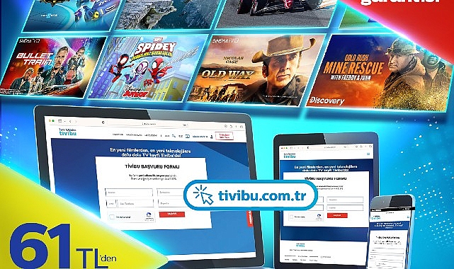 Tivibu’da online başvuruya özel ilk ay bedava kampanyası