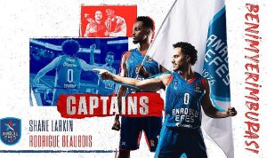 Anadolu Efes’te Shane Larkin Kaptan, Rodrigue Beaubois ise İkinci Kaptan Oldu