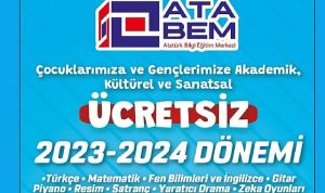 Atatürk Bilgi Eğitim Merkezi (ATABEM) 2023-2024 Dönemi kurs kayıtları başlıyor