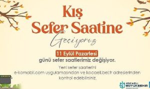 Ulaşıma kış tarifesi düzenlemesi