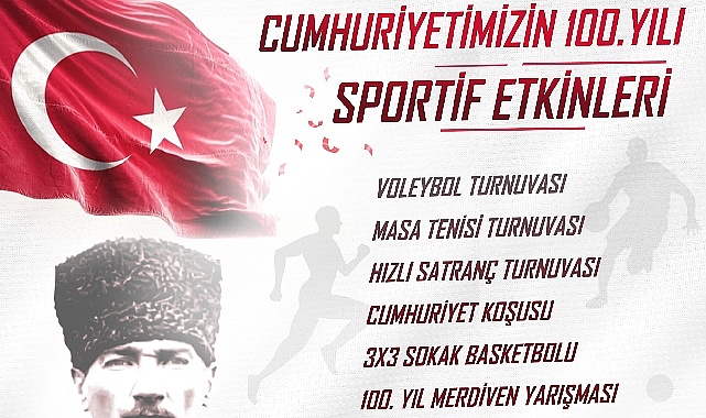 Bergama Belediyesi Cumhuriyetimizin 100. Yılı Spor Etkinlikleri