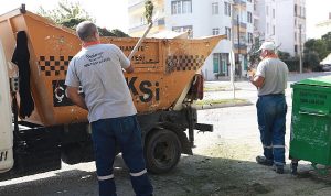 Temiz Burhaniye için Ekipler hep Sahada