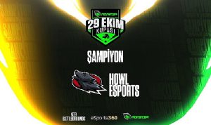 Monster PUBG: Battlegrounds 29 Ekim Kupası Şampiyonu HOWL!
