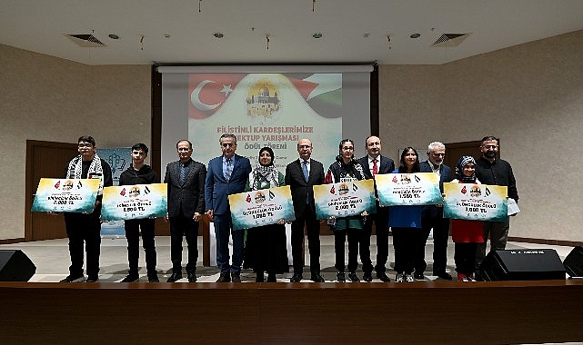 “Filistin’e mektup” yarışmasının ödülleri sahiplerini buldu