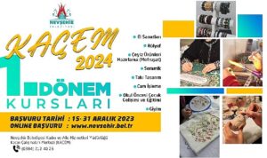 Kaçem’de kadınlar için yeni kurslar açılacak