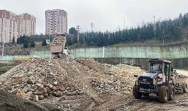 Wilcynski Caddesi’nde 24.200 m3 dolgu, 415 m taş