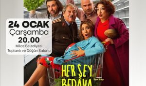 Yasemin Yalçın Tiyatrosu ile Her şey bedava 24 Ocak’ta Milas’ta