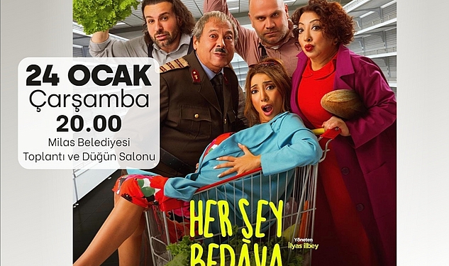 Yasemin Yalçın Tiyatrosu ile Her şey bedava 24 Ocak’ta Milas’ta