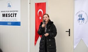 DEÜ depremin yıl dönümünde bölgeyi unutmadı