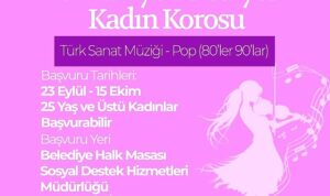 Burhaniye Belediyesi kendi bünyesinde Kadın Korosu kurmak için çalışmalara başladı.