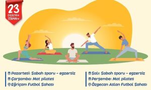 Yenişehir Belediyesinin sabah sporu ve mat pilates etkinlikleri başlıyor