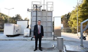 Başkan Böcek Akseki Güçlüköy Paket Atıksu Arıtma Tesisi’ni gezdi