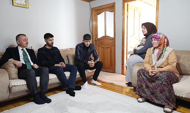 Başkan Büyükakın’dan, Erol Sert’in ailesine taziye ziyareti