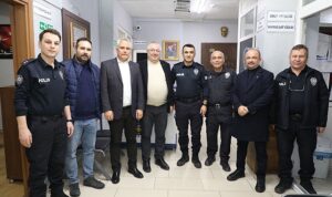 Başkan Ertaş yeni yılı vatandaşlarla birlikte karşıladı