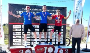 Mudanyalı bisikletçilerden üç günde dört madalya