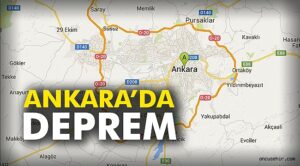 Ankara’da 3.4 Büyüklüğünde Deprem!