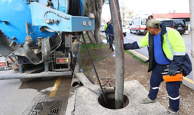 ASAT’ın yağmur suyu hattı temizlik çalışmaları devam ediyor