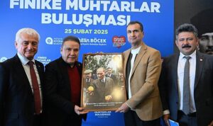 Başkan Muhittin Böcek’ten Finike’ye ziyaret