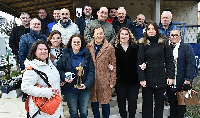 Belediye Başkanı Gerenli’den geri dönüşüme destek veren muhtara teşekkür ziyareti
