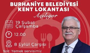 Burhaniye’de Kent Lokantası Hizmete Giriyor