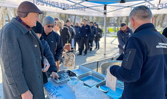 Saray Belediyesi’nden büyük felaketin anısına lokma ikramı