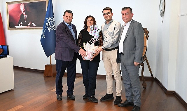 Başkan çerçioğlu’na köşk tariş zeytinyağı kooperatifi ve gökkiriş mahalle muhtarı’ndan ziyaret 