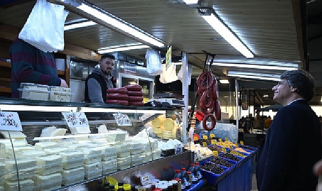 Başkan kocaman’dan pazar ziyareti