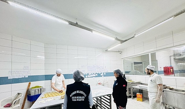 Bayram öncesi pastanelerde denetim