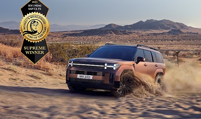 Kadınların Dünyada Yılın Otomobili Hyundai SANTA FE Seçildi.