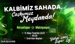 Kalbimiz sahada, coşkumuz meydanda