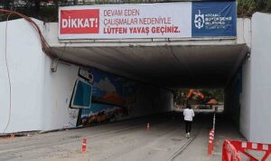 TEM Otoyolu alt geçidine estetik dokunuş