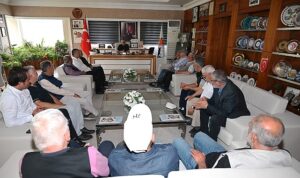 Kuzdere’de yaşayan vatandaşlardan Başkan Topaloğlu’na anlamlı ziyaret