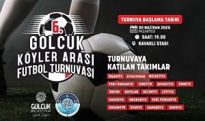 6. Gölcük Köyleri Arası Futbol Heyecanı Başlıyor
