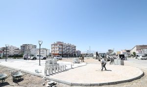 GİM Toptancılar Sitesi yanındaki bölge yenileniyor