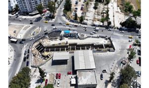 Hastane yolcuları için özel yaya tüneli