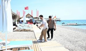 Kemer tanıtım çekimleri devam ediyor