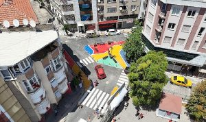 Konak’ta okul yollarına renkli dokunuş yayılıyor