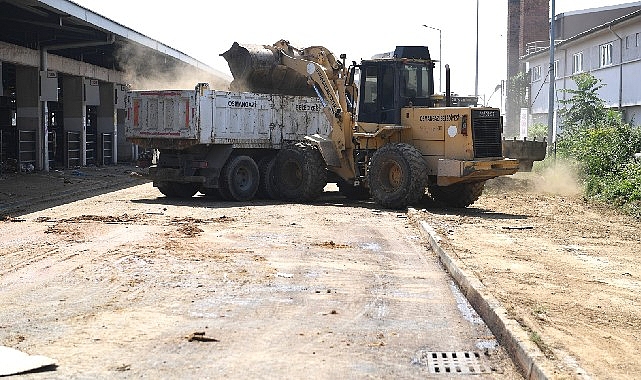 Kurban pazarları temizlenerek dezenfekte edildi