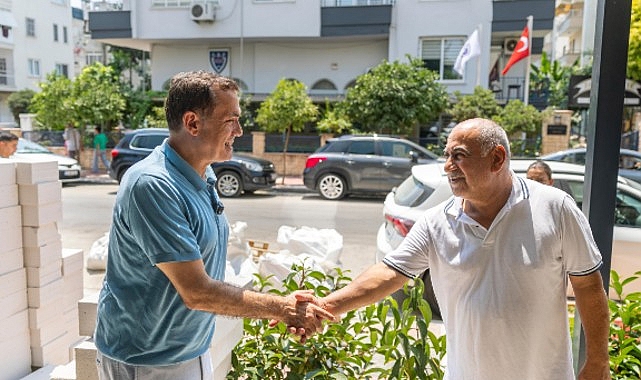 Başkan Özyiğit, Palmiye Mahallesi’nde vatandaşlarla buluştu