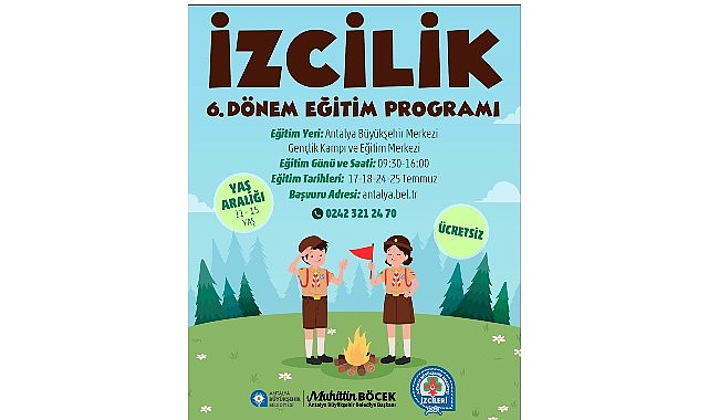 Büyükşehir’in 6. dönem izcilik kampı başlıyor