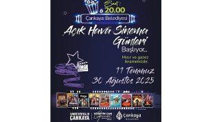 Çankaya’da “Açık Hava Sinema Günleri” başlıyor