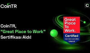 CoinTR, Great Place to Work Sertifikası aldı