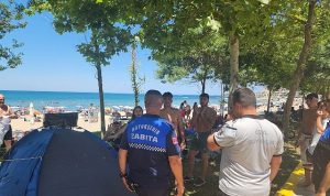 Kandıra sahillerinde çadır denetimi