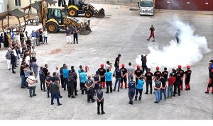 Kartepe Belediyesi’nde Gerçeğini Aratmayan Tatbikat