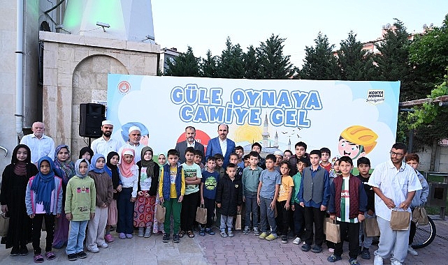 Konya’da “Güle Oynaya Cami Gel” Projesi ile Camiler Cıvıl Cıvıl