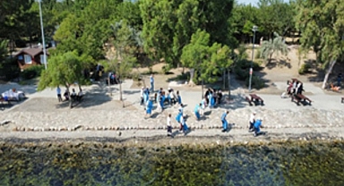 Çakalburnu Lagünü’nde çevre temizliği