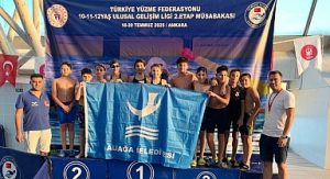 Aliağalı Yüzücüler Ankara’da Göz Doldurdu