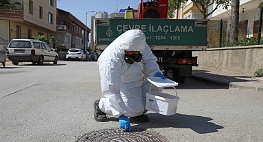 Çankaya Köşe Bucak İlaçlanıyor