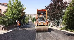 Çankaya’da Asfalt Mesaisi Devam Ediyor