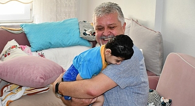 Başkan Gerenli’den minik Poyraz’a moral ziyareti